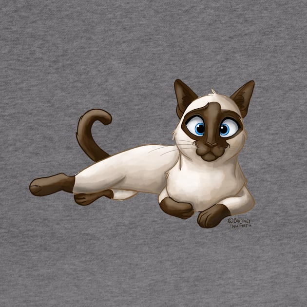 Siamese Cat by Brittney Ann Art